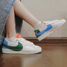 耐克（NIKE）休閑鞋女鞋2025秋冬季新款運動(dòng)鞋Blazer開(kāi)拓者低幫板鞋DA4074-103 DA4074-101白色黑鉤 40 曬單實(shí)拍圖