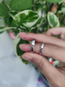 法蔻心電圖PT950鉑金情侶對戒白金戒指活口求婚戒生日禮物送女友老婆 鉑金款-單戒【女戒】 曬單實拍圖