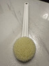 MUJI COM無(wú)印良品【商場(chǎng)同款】長(cháng)柄洗澡刷子搓澡神器沐浴刷軟毛搓背去角質(zhì) 白色經(jīng)典款 刷毛偏硬 曬單實(shí)拍圖