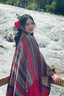 麗紗蓓兒民族風(fēng)披肩西北川西旅游青海川藏線(xiàn)茶卡湖披肩斗篷加厚披風(fēng)斗篷女 紅色-波西米亞風(fēng)披肩 曬單實(shí)拍圖
