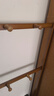 竹藝佳出租屋用鞋架收納神器簡(jiǎn)易多層家用小型入戶門多功能衣帽架一體架 茶色藍(lán)簾-掛衣款4層50（圖二） 曬單實(shí)拍圖