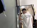 安初夏gtal潮牌美式正肩短袖t恤男款小領(lǐng)口印花重磅健身速干運(yùn)動(dòng)半截袖 黑色 XL 建議120-140斤 曬單實(shí)拍圖