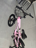 鳳凰（PHOENIX）兒童自行車男女寶寶腳踏車3-8-12歲兒童山地車14-18-22寸小孩單車 極氪一體輪+ 迷人粉+ 悍馬輔助輪 18寸適合身高（120-150cm） 曬單實拍圖