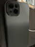 鑒百伊 漸變四角防摔適用iPhone手機殼蘋果保護殼新款高級感全包硅膠硬殼簡約小眾個性膚感磨砂保護套 【漸層灰黑】 iPhone 14 曬單實拍圖