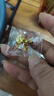 JBV老鳳凰999足金如意結耳釘黃金5G復古中國結耳環(huán)24K純金 0.01g 如 曬單實拍圖