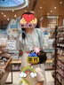 香影中袖襯衫女圓領(lǐng)2025夏裝新款慵懶泡泡袖氣質(zhì)淑女寬松藍(lán)色上衣 藍(lán)色 M 160/84A/95-110斤 曬單實拍圖