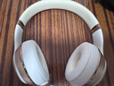 鵬谷適用于beats solo3耳罩無線耳機套solo2通用海綿原配皮套小羊皮魔音頭戴式維修配件原配皮-白色 曬單實拍圖