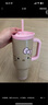 野獸派家居（tbh）三麗鷗Hello Kitty巨無霸保溫杯吸管隨行杯不銹鋼保冷水杯禮物 巨無霸保溫杯 經(jīng)典豹紋 1200ml (含mini收納包掛件) 曬單實(shí)拍圖