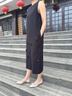 Lily Wei【春日櫻花 】粉色蝴蝶結(jié)淺口單鞋氣質(zhì)甜美平底鞋側(cè)空小碼 粉色【平底】 35 曬單實(shí)拍圖