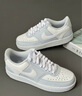 耐克（NIKE）男子低幫板鞋秋季運(yùn)動(dòng)鞋官方NIKE COURT VISION LOW HM9862 002白金色/白 39 曬單實(shí)拍圖