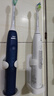 飛利浦（PHILIPS）【肖戰(zhàn)推薦】電動牙刷鉆石3系 生日七夕情人節(jié)禮物 情侶款送男生/女友 微泡水流 HX5181/01皓月白 曬單實拍圖