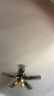 TCL美式風(fēng)扇燈餐廳復(fù)古臥室家用客廳歐式電風(fēng)扇吊燈多頭吊扇燈 鐵葉42寸-變頻6檔-暖光-遙控 曬單實拍圖