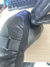 朗琦威尊秋冬騎行皮手套男觸屏加絨保暖耐磨休閑加厚騎車戶外男女士棉手套 黑色大七加絨 曬單實(shí)拍圖