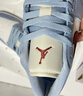 CLENIKEEDAIR NIKE純?cè)瑼J1 Low 白藍(lán)紅低幫籃球鞋男女百搭休閑運(yùn)動(dòng)滑板鞋DC Aj1藍(lán)白 氣墊摩擦有聲 純?cè)S直發(fā) 40 曬單實(shí)拍圖