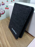 察今帆布超薄短款迷你簡(jiǎn)約小錢(qián)包女男駕駛證卡包一體學(xué)生男士薄款錢(qián)夾 黑色 曬單實(shí)拍圖