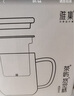 雅集耐熱玻璃過濾加厚耐熱茶杯玻璃水杯錘紋玻璃杯茶水分離杯泡茶杯 曬單實拍圖