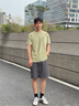 斯凱奇（Skechers）短袖夏季新款多功能口袋T恤戶外涼感防曬圓領(lǐng)舒適短袖 軍綠色 2XL 曬單實(shí)拍圖