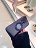 邁巢適用蘋果iPhone16Pro手機(jī)殼電鍍TPU放大鏡磁吸防摔蘋果15ProMax自帶鏡頭膜保護(hù)套iPhone16ProMax 暗紫 iPhone16 曬單實(shí)拍圖