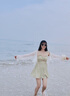U&MUDI泳衣女2025新款夏連體顯瘦保守裙式牛油果綠高級感性感泡溫泉泳裝 泳衣連體+外套【性感純欲】 L （建議95-110斤） 曬單實(shí)拍圖