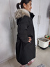 布來(lái)亞克 冬季新品女士戶(hù)外鵝絨服長(cháng)款保暖羽絨服WLW658 黑色 S 165 曬單實(shí)拍圖