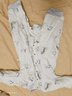 童泰（TONGTAI）嬰兒連體秋冬寶寶夾棉衣服兒童對(duì)開爬服TS43D210-DS灰色80cm 曬單實(shí)拍圖
