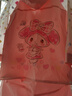 Hello Kitty兒童雨衣女童幼兒園寶寶小學(xué)生書(shū)包位防水雨披 美樂(lè)蒂粉 XXL碼  曬單實(shí)拍圖
