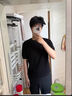 倉石一樹 KAZUKI KURAISHI倉石一樹輕奢高端2025新款提花短褲夏季潮牌五分褲新款男士半截褲 黑色 XL 曬單實拍圖