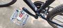 西騎者（WestBiking）三培林自行車腳踏板鋁合金山地車通用軸承腳蹬公路單車配件 銀色 曬單實(shí)拍圖