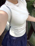 浪莎半身裙女夏季2025新款日系jk中長裙修身顯瘦顯高a字小個子工裝裙 藏青色 XL 推薦【126-140斤】 曬單實(shí)拍圖