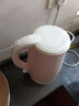 美的（Midea）電熱水壺家用電水壺?zé)畨?雙層防燙 0涂層食品級304不銹鋼 1500W快速沸騰 1.7L大容量 HJ1705 曬單實拍圖
