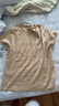 OVV2025春夏新款女裝舒適棉質(zhì)基礎簡(jiǎn)約圓領(lǐng)休閑短袖T恤 卡其色 L 曬單實(shí)拍圖
