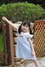 女童連衣裙夏季2025新款兒童夏裝裙子中大童休閑小女孩公主裙洋氣 藍(lán)色連衣裙 150 曬單實(shí)拍圖