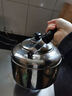 特厚304不銹鋼燒水壺鳴音大容量水壺鳴笛水壺煤氣燃氣電磁爐茶壺 304加厚款送清潔布+除垢劑 1ml 5L大概裝（8斤水） 曬單實(shí)拍圖