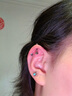 七抒F136醫用鈦合金內螺紋貓喵惡魔釘平底版可愛(ài)耳釘helix耳輪釘耳飾 子彈頭 貓頭惡魔釘 單只 桿粗1.0mm/桿長(cháng)10mm 曬單實(shí)拍圖