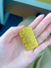 星卡龍金包銀吉言吊牌999足金足銀手工鏨刻吉言好寓意厚金吊墜節日送禮 吉言吊牌-贈黑繩 包金3.5克-總重約42克 曬單實(shí)拍圖