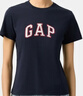 Gap女裝2025春季新款純棉發(fā)泡膠印logo短袖T恤常規休閑上衣727460 海軍藍 S (160/80A) 亞洲尺碼 曬單實(shí)拍圖