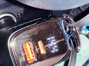 紐曼車載充電器超級快充Max171W帶線一拖三四汽車用點煙器轉(zhuǎn)換器適用華為VIVOPPO蘋果17帶雙伸縮線C+C 曬單實拍圖