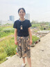 啄木鳥(niǎo)新中式媽媽夏裝雪紡連衣裙2025新款中老年女夏季貴夫人中國(guó)風(fēng)裙子 藏青 XL 建議 90-105斤 曬單實(shí)拍圖