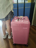 新秀麗拉桿箱新款行李箱ANIYA TRUNK箱大容量男女出國旅行箱N(xiāo)Z5 粉色-22英寸 曬單實(shí)拍圖