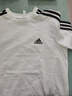 阿迪達斯（adidas）官方短袖男裝 夏季新款運動(dòng)服訓練健身舒適透氣半袖五分袖T恤男子 IC9336/白色 M 曬單實(shí)拍圖