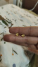 中國黃金（CHINA GOLD）黃金耳釘女足金四葉草耳釘純金耳飾首飾七夕情人節生日禮物送女友 足金耳釘【一對】約0.9g 曬單實(shí)拍圖
