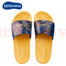 黑瑪（Hotmarzz）拖鞋男夏季居家靜音防滑情侶家用涼拖鞋沙灘防臭厚底涼拖鞋踩屎感 黃色 43【正碼款】 曬單實(shí)拍圖