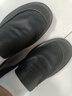 男鞋男士商務(wù)休閑皮鞋軟底軟皮透氣單層鞋懶人一腳蹬豆豆鞋樂福鞋 黑色 41 (255mm) 曬單實拍圖