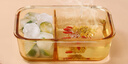 希樂扣 玻璃飯盒上班族帶飯微波爐加熱學生餐盒分隔便當盒大容量保鮮盒 曬單實拍圖