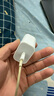 Apple/蘋果 原裝20W快充充電頭電源適配器 適用 iPhone 16 系列手機快速PD充電 20W USB-C 電源適配器 白色 曬單實拍圖