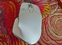 羅技（Logitech）大師系列 MX Master 3S 無線藍(lán)牙鼠標(biāo) 人體工學(xué) 辦公 靜音鼠標(biāo) 高端 珍珠白 帶無線接收器 曬單實(shí)拍圖