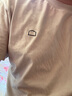 蕉內(nèi)（Bananain）王一博同款305H純棉睡衣男女士100%棉情侶家居服短袖短褲套裝夏季 【短褲款素色-男】茶灰 XL 曬單實拍圖