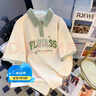 莞町初中女生上衣12-15歲女孩衣服夏季女大童短袖t恤寬松2025年新款中 1164綠色 160 cm 曬單實拍圖