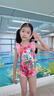 女童泳衣2026新款大童夏季洋氣多巴胺泳裝12歲兒童女孩連體游泳衣 花朵泳衣 150 【帶胸墊】 曬單實(shí)拍圖