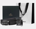 萬(wàn)寶龍MONTBLANC香水+彼耐德雙面腰帶3.5cm禮盒套裝禮物 曬單實(shí)拍圖